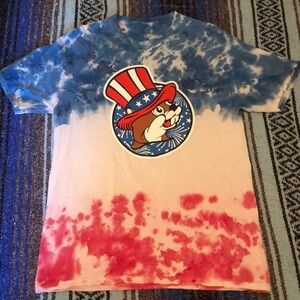 Buc-ee’s 4th of July Tie Dye Tee Shirt